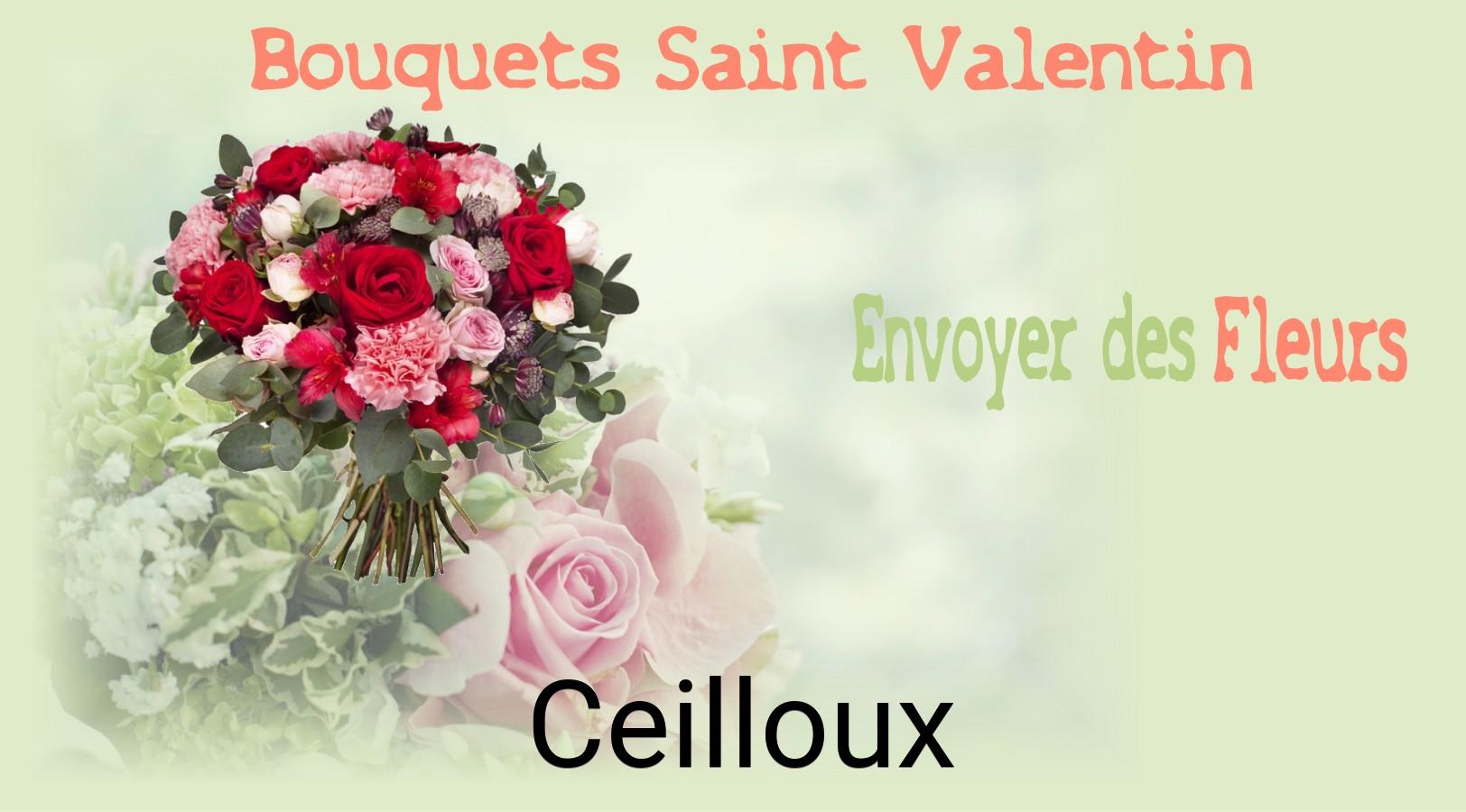 Roses de Saint-Valentin livrées à Ceilloux